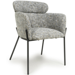 Rome Set of 2 Moss Heather Accent Chair - Size: Single - Shankar - Wilko - thumbnail 3