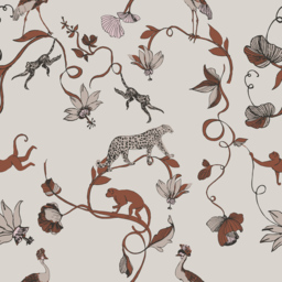 furn. Wildlings Double Multi Tropical Duvet Cover Set - Orange - Wilko - thumbnail 6