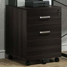 Vinsetto Black 2-Drawer Filing Cabinet - Size: 40 x 44 x 54.6cm - Wilko