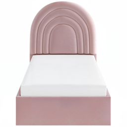 Flair Ava Single Pink Velvet Ottoman Bed - Wilko - thumbnail 4