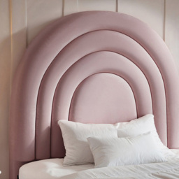 Flair Ava Single Pink Velvet Ottoman Bed - Wilko - thumbnail 5