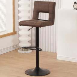 Felix Brown Bar Stool - Size: Single - Wilko