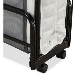 Jay-Be Supreme Small Double Automatic Folding Bed with Micro e-Pocket Sprung Mattress - Black - Wilko - thumbnail 5