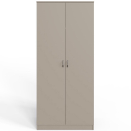 FWStyle Promo 2 Door Putty Wardrobe - Brown - Wilko - thumbnail 5