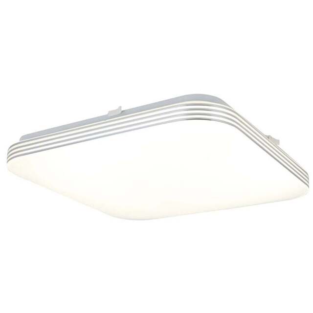 Milagro Ajax White LED Ceiling Lamp 230V - Size: 26 x 26 x 6cm - Wilko - image 1