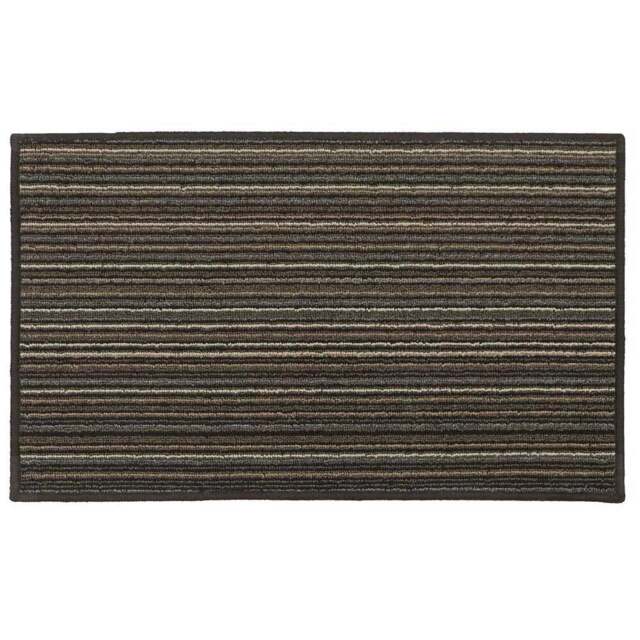 JVL Arona Brown Indoor Machine Washable Doormat 50 x 80cm - JVL Homewares - Wilko - image 1