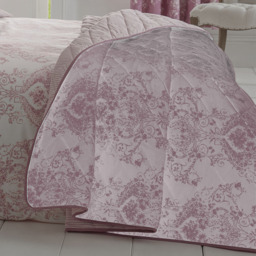 Bellissimo Home Super King Pink Toile Duvet Set - Multi - Wilko - thumbnail 4