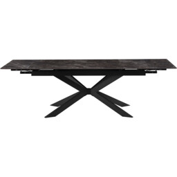Henley Marble Extending Dining Table Black - Wilko - thumbnail 5