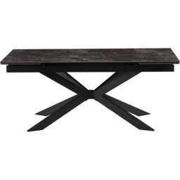 Henley Marble Extending Dining Table Black - Wilko - thumbnail 6
