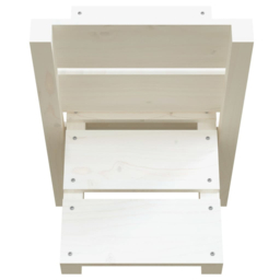 vidaXL White Pine Wood Firewood Log Holder 48 x 47 x 39.5cm - Wilko - thumbnail 6