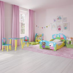 Kidsaw Peppa Pig 4 Shelf Blue and Yellow Bookcase Sling - Wilko - thumbnail 5