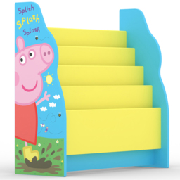 Kidsaw Peppa Pig 4 Shelf Blue and Yellow Bookcase Sling - Wilko - thumbnail 3