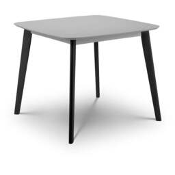 Julian Bowen Casa 4 Seater Square Dining Table Grey and Black - Wilko - thumbnail 3