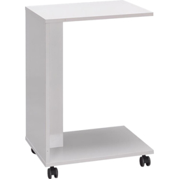 FWStyle Large White Mobile Sofa Laptop Table - Size: 65 x 35 x 45cm - Wilko - thumbnail 3