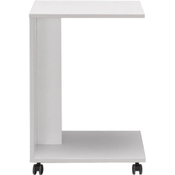 FWStyle Large White Mobile Sofa Laptop Table - Size: 65 x 35 x 45cm - Wilko - thumbnail 4