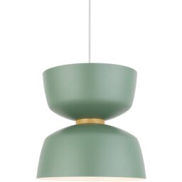 Sage and Gold Easy Fit Pendant Shade - Wilko - thumbnail 1