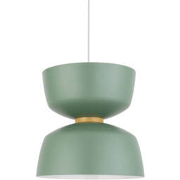 Sage and Gold Easy Fit Pendant Shade - Wilko - thumbnail 3