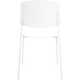 Core Products Academy Set of 2 White Plastic Kitchen Chair - Wilko - thumbnail 7