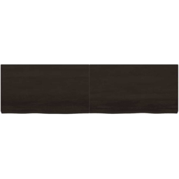 vidaXL 180cm Dark Brown Foldable Floating Wall Shelf - Size: 6 x 180 x 50cm - Wilko - thumbnail 4
