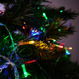 Premier TimeLights 100 Multicolour LED Multi-Function Clear Cable String Light 10m - Size: 1 x 1000 x 1cm - Multi Coloured - Wilko - thumbnail 4