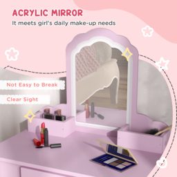 Tommy Toys Cloud Kids Dressing Table Set - Pink - Wilko - thumbnail 7