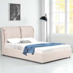 OAT Home Chester King Size Natural Ottoman Bed - Wilko - thumbnail 1