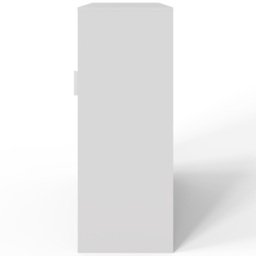 GFW Leighton 2 Sliding Door White Shoe Cabinet - Size: 100 x 80 x 39cm - Wilko - thumbnail 7