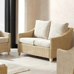 Desser Furniture Dijon 2 Seater Farrow Suite - Cream - Wilko - thumbnail 6