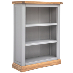 Biccari 3 Shelf Grey Bookcase - Wilko - thumbnail 4
