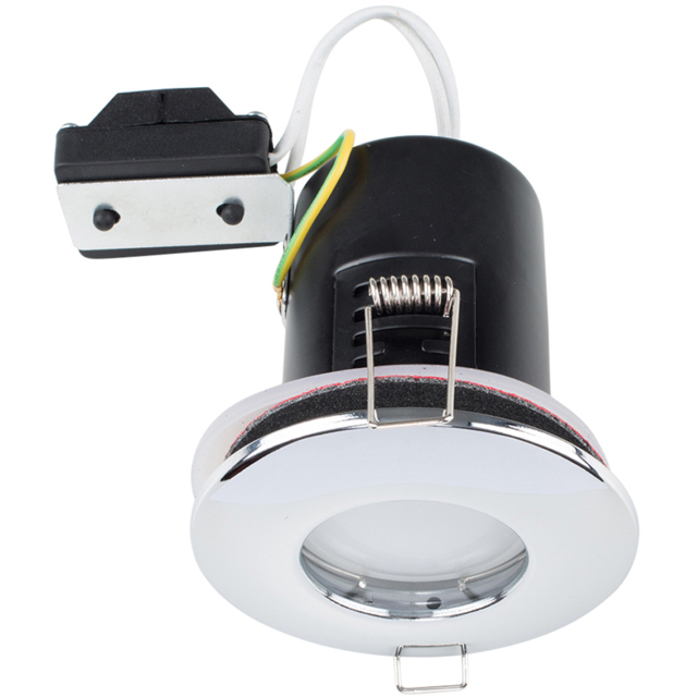 ValueLights Chrome Cool White LED Ceiling Downlight 6 Pack - Silver - Wilko - image 1