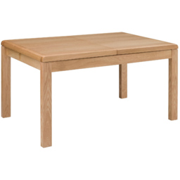 Julian Bowen 4 Seater Curve Oak Extending Dining Table - Wood - Wilko - thumbnail 3