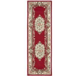 Origins Shensi Wine Runner 67 x 210cm - Red - Origins Rugs - Wilko