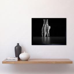 Wee Blue Coo Dancer Ballerina Ballet Shoes Dancing Photo Framed Wall Art Print 30 x 41cm - Size: 43.3 x 33.3 x 1.5cm - Black - Wilko - thumbnail 3