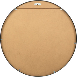Pandora Black Round Wall Mirror 60 x 60cm - Home Garden Direct - Wilko - thumbnail 5