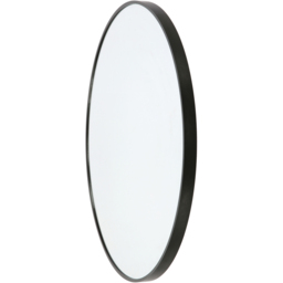 Pandora Black Round Wall Mirror 60 x 60cm - Home Garden Direct - Wilko - thumbnail 4