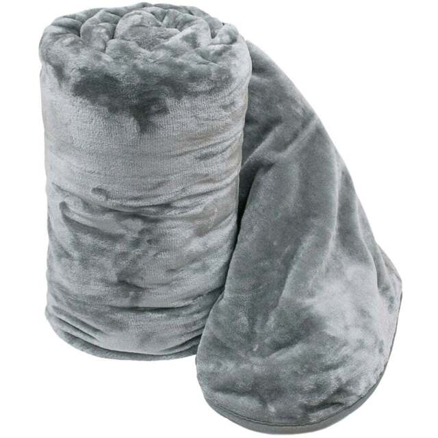Velosso Silver Mink Throw 150 x 200cm - Size: 150 x 200 x 1cm - Wilko - image 1
