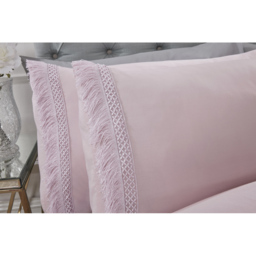 Rapport Home Tia Trellis Double Blush Duvet Set - Pink - Wilko - thumbnail 4