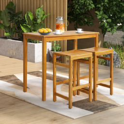Costway Saddle Seat Bar Stool Set of 2 - Size: 86 x 47 x 19cm - Cream - Wilko - thumbnail 5
