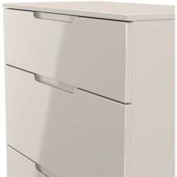 Crowndale Milan 3 Drawer Kashmir Gloss and Kashmir Deep Chest of Drawers Ready Assembled - Kashmir Gloss & Kashmir - Wilko - thumbnail 5