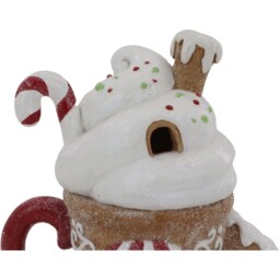Gingerbread Cupcake LED House Multicolour - Candy Cane Lane - Wilko - thumbnail 4