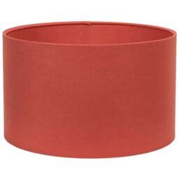 ValueLights Reni Rust Fabric Small Ceiling Drum Lamp Shade 25cm - Size: 15 x 25 x 25cm - Orange - Wilko