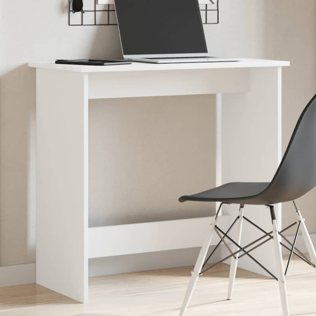 vidaXL Office Desk Concrete White - Size: 75 x 80 x 40cm - Wilko - image 1