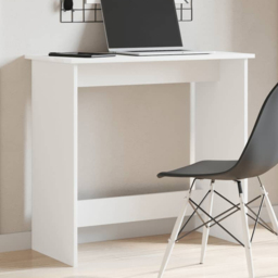 vidaXL Office Desk Concrete White - Size: 75 x 80 x 40cm - Wilko