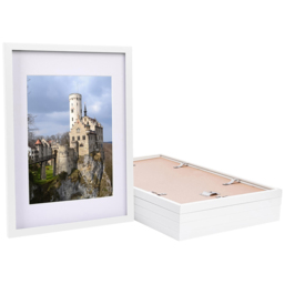 Nicola Spring White Photo Frame 12 x 17 inch 5 Pack - Size: 44 x 32 x 2cm - Wilko