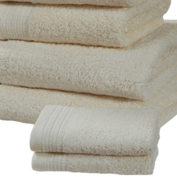 Rapport Home Chatsworth Super Soft 600gsm Combed Cotton Cream Face Towel - Size: 0.1 x 30 x 30cm - Wilko - thumbnail 4