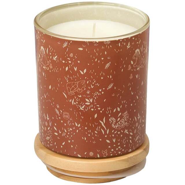 Disney Winnie The Pooh Popcorn and Malt Barley Scented Candle 213g - Size: 12.2 x 9.2 x 9.2cm - Orange - Wilko - image 1