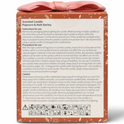 Disney Winnie The Pooh Popcorn and Malt Barley Scented Candle 213g - Size: 12.2 x 9.2 x 9.2cm - Orange - Wilko - thumbnail 6