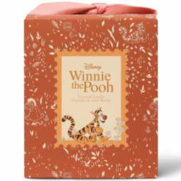 Disney Winnie The Pooh Popcorn and Malt Barley Scented Candle 213g - Size: 12.2 x 9.2 x 9.2cm - Orange - Wilko - thumbnail 3