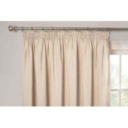 Chenille Taped Curtains - Natural/229cm - Size: W 90 x D 90cm - Divante - Wilko - thumbnail 3