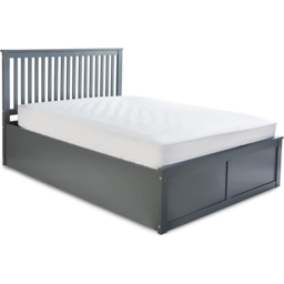 Home Treats King Size Grey Wooden Ottoman Bed - Wilko - thumbnail 3